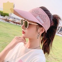 Elegant and breathable sun visor hat with a long brim for enhanced sun protection
