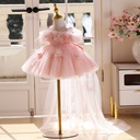 Girls' Tulle Dress with a Chic Modern Design – A Feminine Touch That Turns Heads