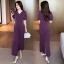 Elegant Women's Two-Piece Set – Loose Fit for a Flattering, Slimming Effect with a Chic Western Touch and a Feminine Look