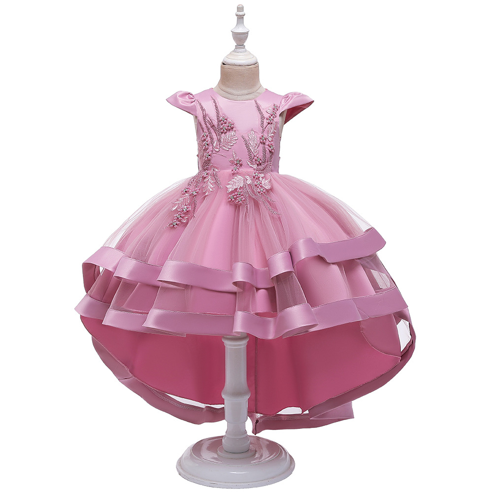 Luxury Girls' Dress with Long Train – Elegant and Distinctive Design for a Stunning Look on All Occasions