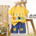 Short-Sleeve Kids' Outfit Made of Pure Cotton – Comfortable and Stylish Design