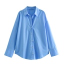 Elegant Women's Shirt – Featuring a Refined Print, Silky Satin Texture, and Graceful Drape