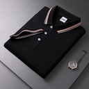 Lightweight men's polo blouse for a stylish summer look with a classic collar touch
