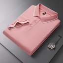 Elegant Women's Polo Blouse – Lightweight Summer Design with Classic Collar and Short Sleeves