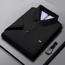 Men's summer polo blouse with short sleeves and a classic collar – modern, lightweight design for a stylish casual look