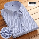 Elegant men's long-sleeve cotton shirt – a perfect choice for both formal and business looks