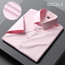 Elegant men's short-sleeve shirt — comfortable, sweat-absorbing, and breathable with a modern design, perfect for summer