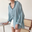 Elegant chiffon shirt made of lightweight, sheer fabric that adds a refined feminine touch to your look