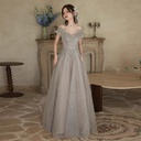 Elegant dress with a luxurious French touch, offering a refined feel and a distinguished presence
