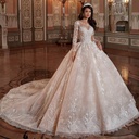 A royal wedding dress with a luxurious design, crafted to make you shine like a star on your special day