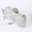 Women's party bag with European and American design, adorned with rhinestones