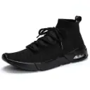 Men’s athletic shoes featuring breathable mesh and sleek ankle support