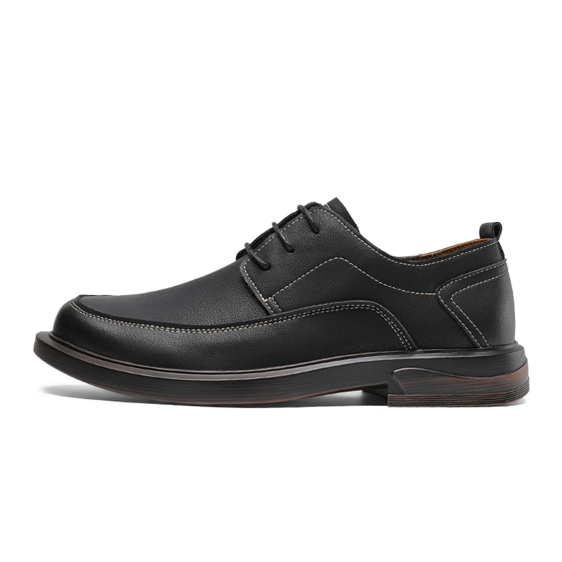 Men’s genuine leather shoes featuring an elegant, classic British design
