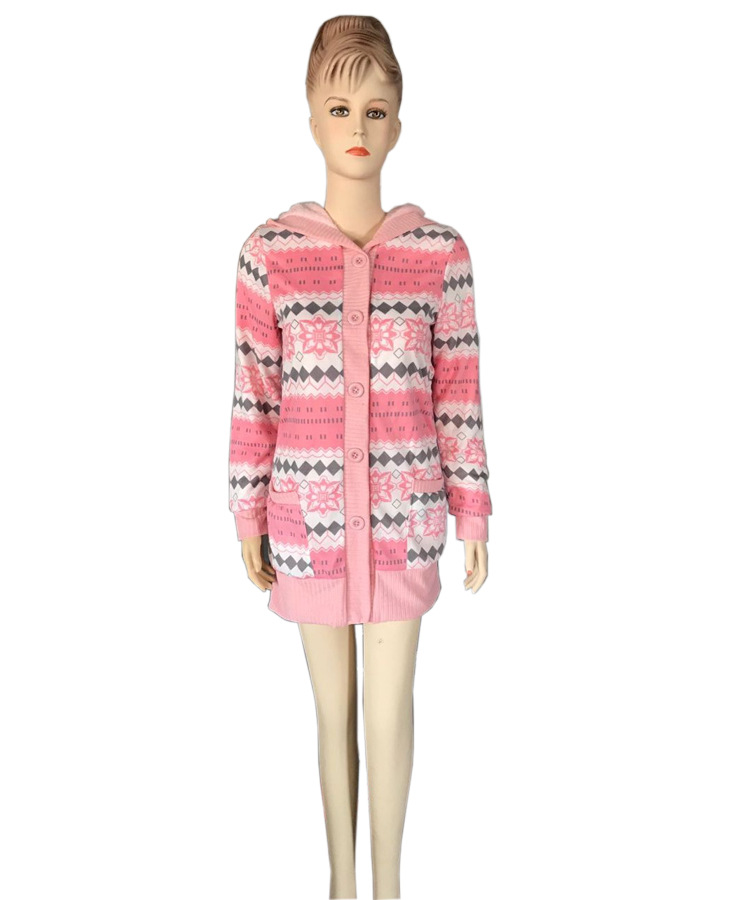 Hooded Knit Cardigan – Thick and Cozy Sweater Style