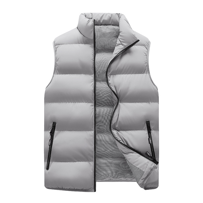Men's Sleeveless Cotton-Padded Vest