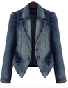 Women's Denim Jacket – Long-sleeved, suitable for all body types