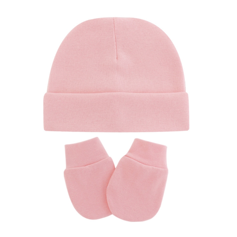 Two-piece set of anti-scratch gloves for babies and toddlers