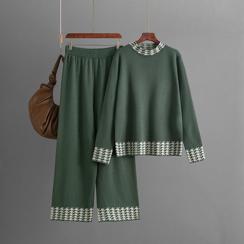Women's Two-Piece Loose Pullover Set