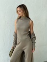 Knitted Women's Three-piece Set with Casual Design – European & American Style