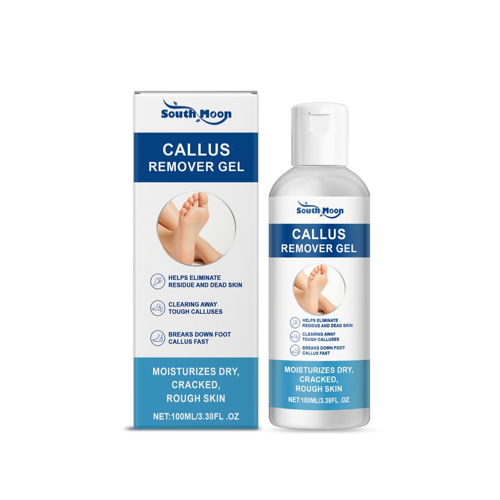 Callus remover gel that moisturizes, treats cracked heels, and removes dead skin