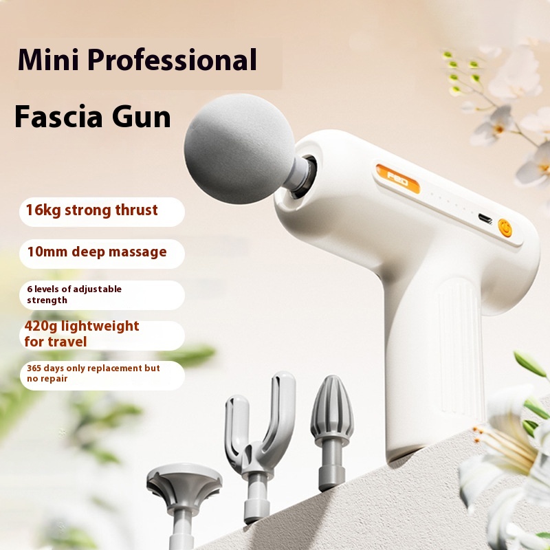 Silent Massage Gun with Cooling Fan – Muscle Relaxation Massager