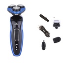 4-in-1 Rechargeable Electric Shaver for Men with Triple Blade Razor and Hair Trimmer