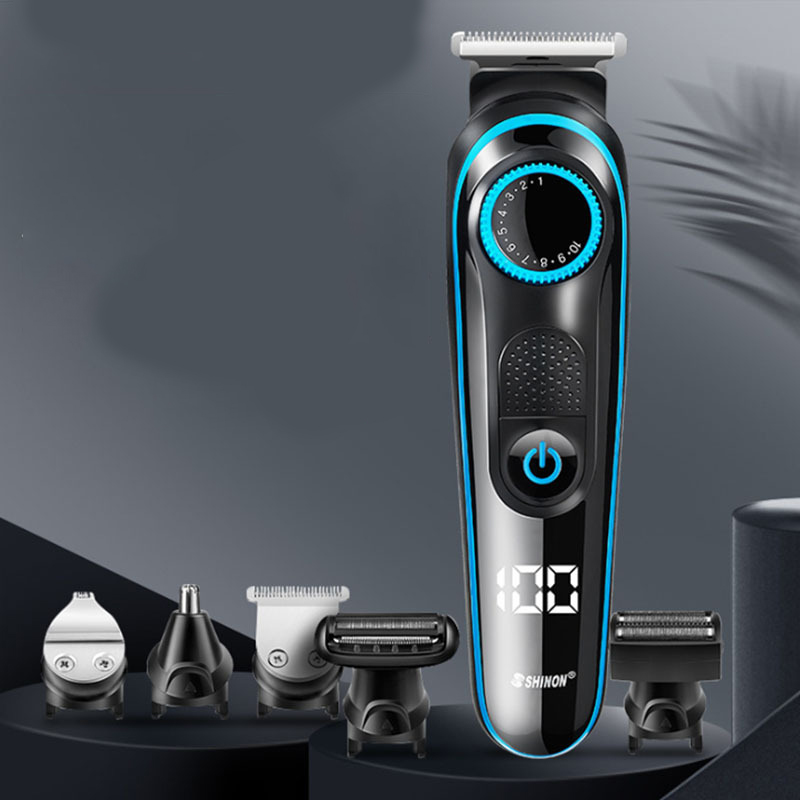 Multifunctional Electric Shaver for Shaving, Hair Cutting, and Nose Trimming