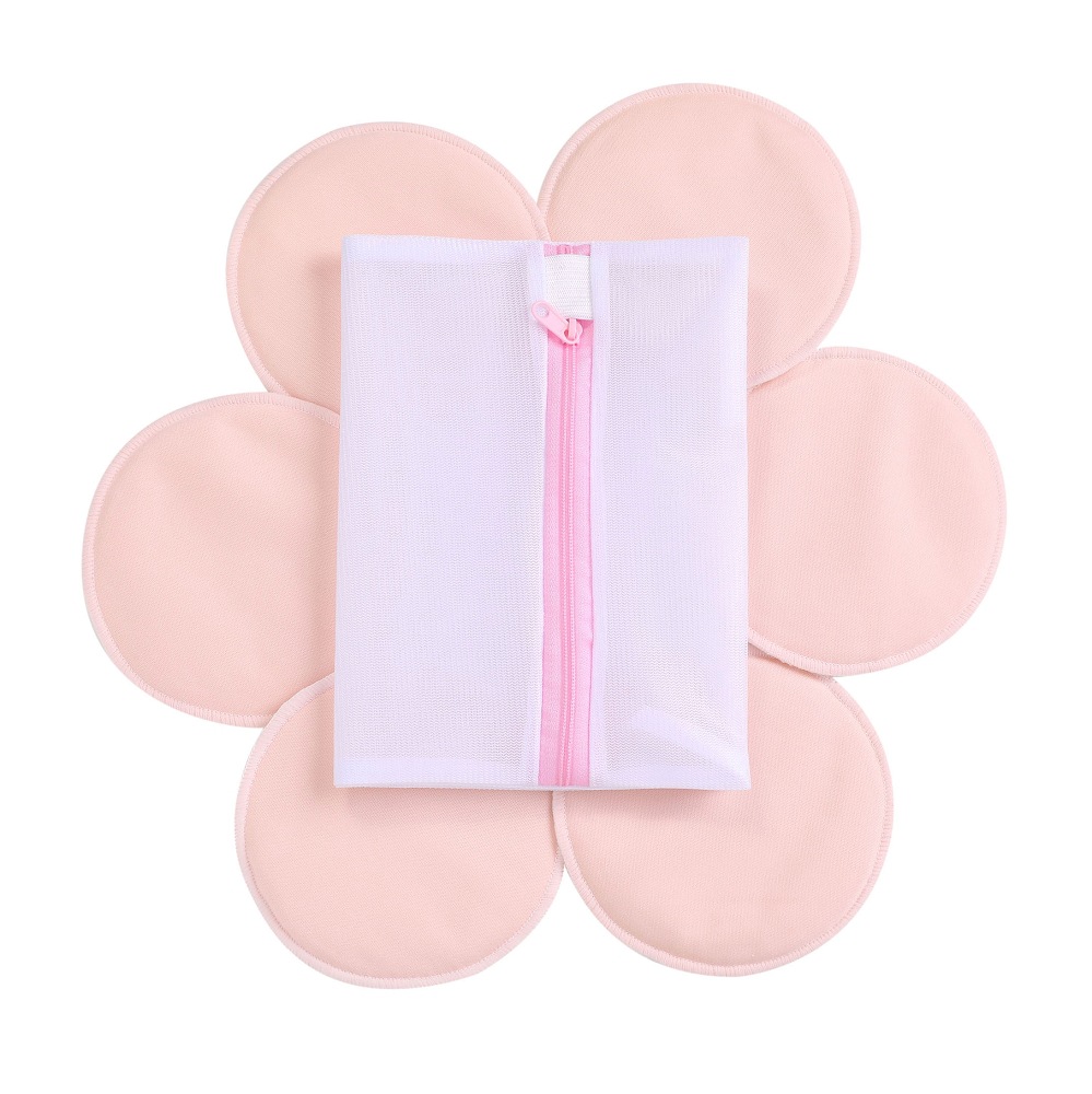 Washable Breathable Bamboo Fiber and Cotton Nursing Pads