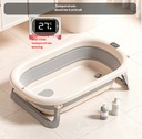 Smart Home Foldable Baby Bathtub with Constant Temperature and Large Capacity