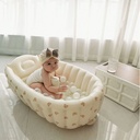 Foldable Inflatable Baby Bathtub for Sitting and Lying