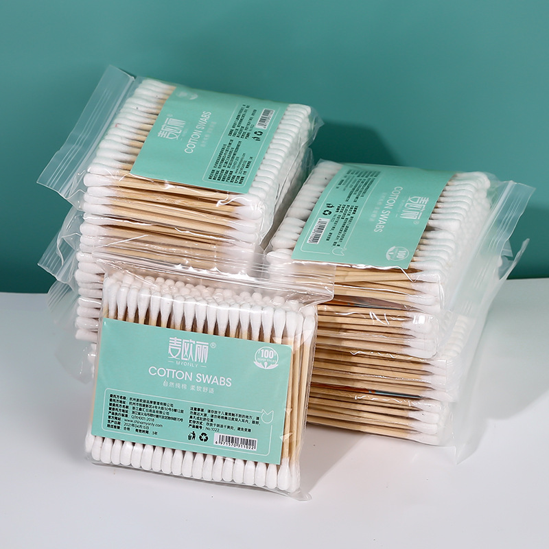 Simple Disposable Double-Headed Sanitary Cotton Swabs