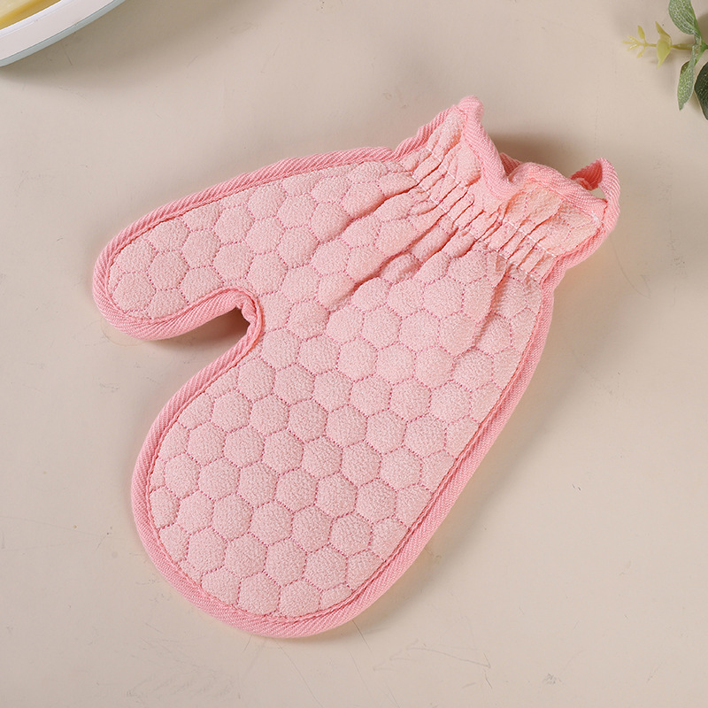 New Bath Gloves for Body Exfoliation and Back Scrubbing