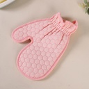 قفازات استحمام جديدة لتقشير الجسم وفرك الظهر