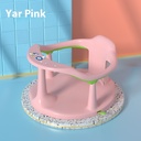 كرسي استحمام للأطفال مزود بأكواب شفط، بتصميم مانع للانزلاق والسقوط لحمّام آمن