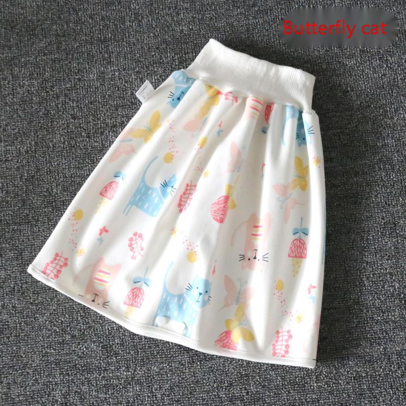 High-Waisted Waterproof Diaper Skirt