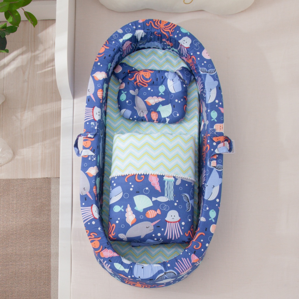 Removable High-Edge Septal Baby Bed with Anti-Pressure Design