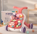 Adjustable Baby Walker with Multifunctional Game Table