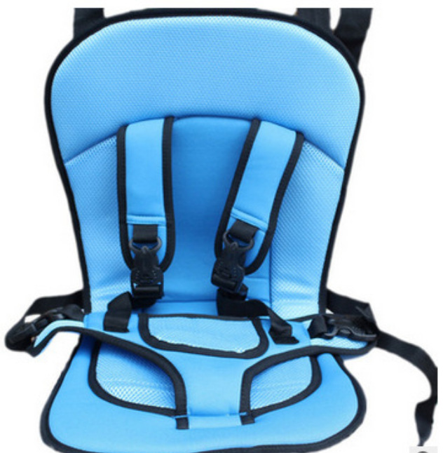 Portable child safety seat for ages 0–4 years