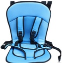 Portable child safety seat for ages 0–4 years