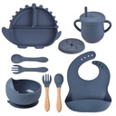 8-piece Children's Silicone Tableware Set