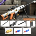 Throwing Shell Barrett Sniper Soft Bullet Gun Children's Toy