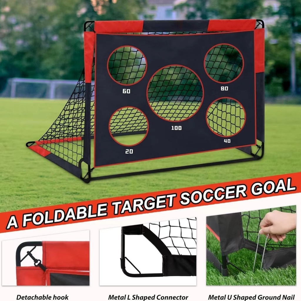 Portable Detachable Two-in-One Football Goal
