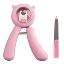 Professional pet nail clipper with stainless steel blades and a comfortable handle for trimming cat and dog nails