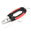 Stainless steel pet nail clipper in large and small sizes