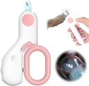 LED pet nail clipper for cats and dogs, designed for safe and easy nail trimming