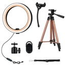 Compatible with Apple — desktop ring light tripod with fill light