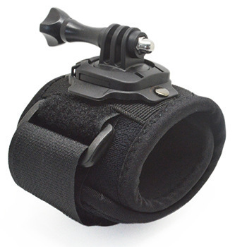 GoPro wrist strap with 360° swivel and widened secure arm strap