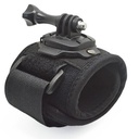 حزام معصم GoPro بدوران 360° مع حزام ذراع عريض وثابت