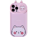 Adorable Cartoon Phone Case with Sliding Lens Cover – Featuring Cute Little Animal Designs