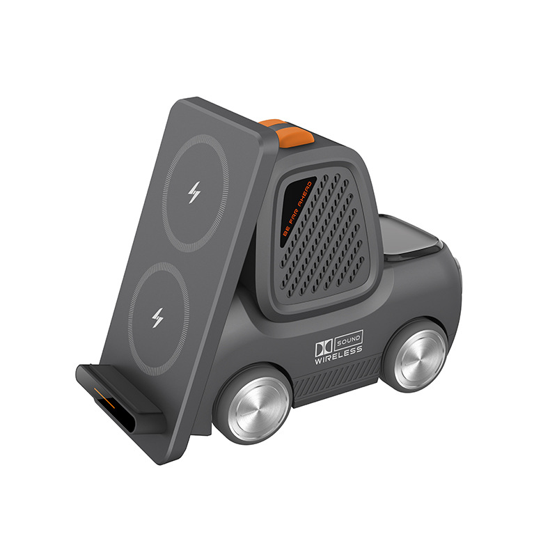 Three-in-One Wireless Charging Stand for Mobile Phones